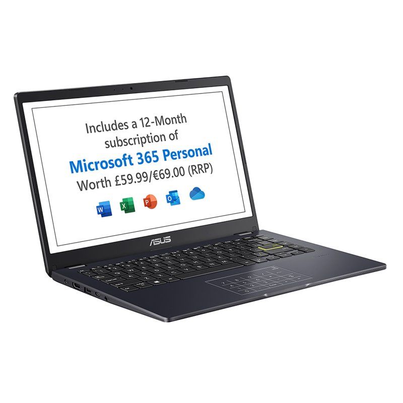 ASUS Vivobook Go 14 E410KA-EB996WS Intel Celeron N N4500 Ordinateur portable 35,6 cm (14") Full HD 4 Go DDR4-SDRAM 128