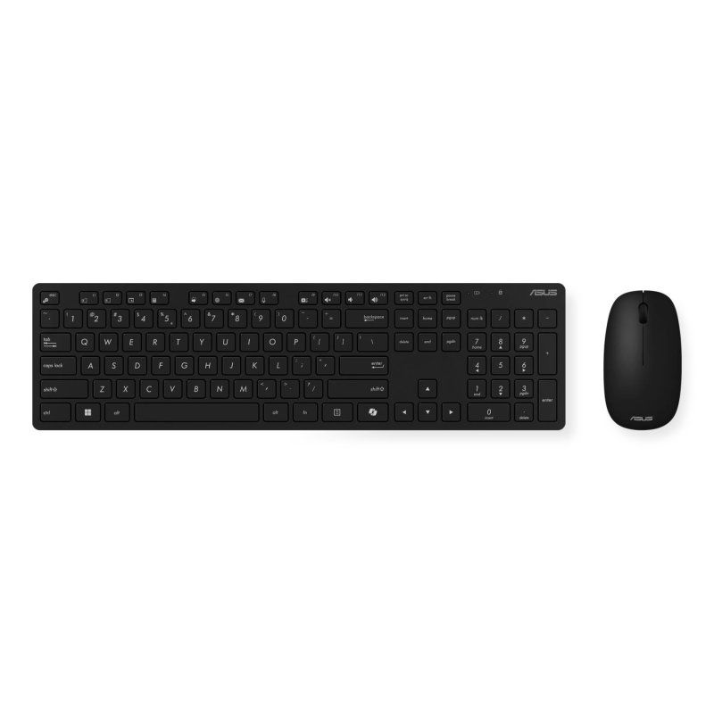 ASUS W5000 MOUSE/BK keyboard Mouse included Office RF Wireless QWERTY UK English Black