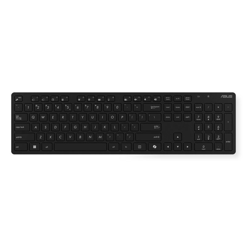 ASUS W5000 KEYBOARD MOUSE/BK clavier Souris incluse Bureau RF sans fil QWERTY Anglais britannique Noir