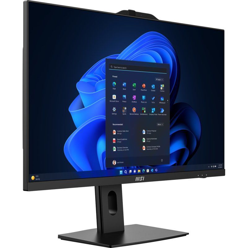 MSI Pro AP272P 14M Intel Core™ i7 i7-14700 68,6 cm (27") 1920 x 1080 pixels PC All-in-One SSD Wi-Fi 6E (802.11ax) Noir