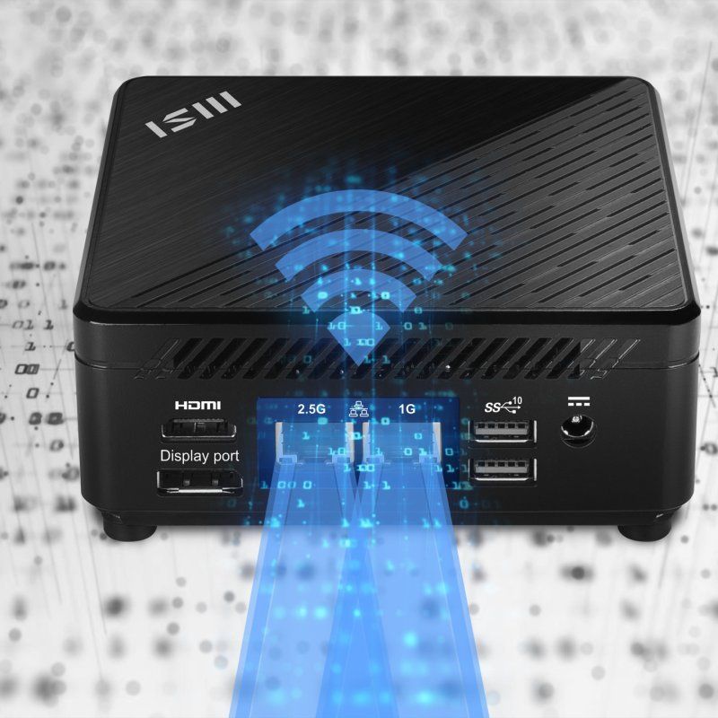 MSI Cubi 5 12M Intel Core i5 1235U Desktop PC, NUC, SFF, Mini Computer, HTPC, (8GB RAM, 512GB SSD, Windows 11 PRO),