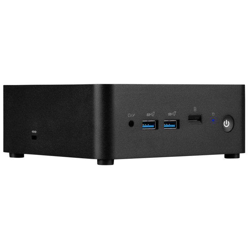 MSI Cubi NUC 1M i3 100U FS 8GB 512GB W11P Intel Core 3 8 Go DDR5-SDRAM 512 Go SSD Windows 11 Pro Mini PC Noir