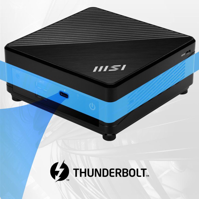 MSI Cubi 5 12M Intel Core i7 1255U Desktop PC, NUC, SFF, Mini Computer, HTPC, (16GB RAM, 512GB SSD, Windows 11 PRO),