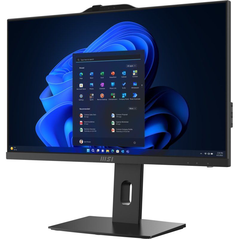 MSI Pro AP242P 14M i3 14100 8GB 256GB W11P Intel Core™ i3 i3-14100 60,5 cm (23.8") 1920 x 1080 pixels PC All-in-One 8