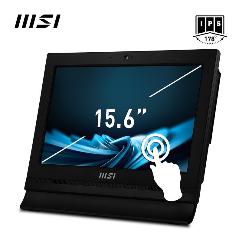 MSI Pro AP162T ADL N100 4GB 128GB W11P PC tout en un/station de travail Intel N 39,6 cm (15.6") 1920 x 1080 pixels