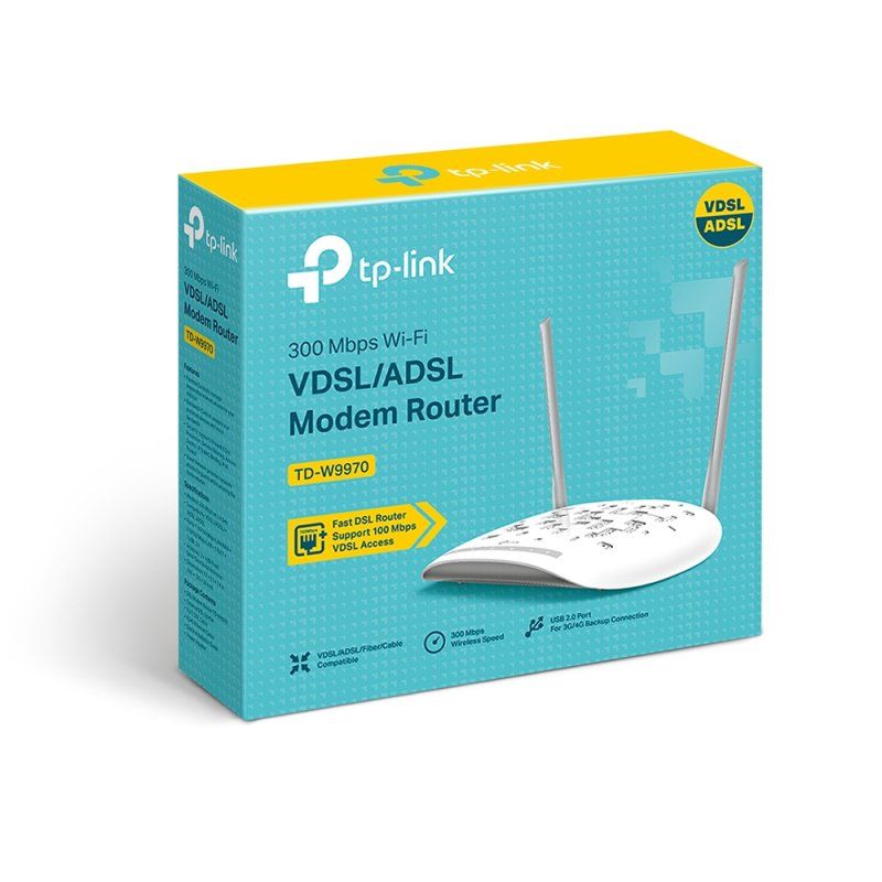 TP-LINK TD-W9970 FAST ETHERNET WHITE