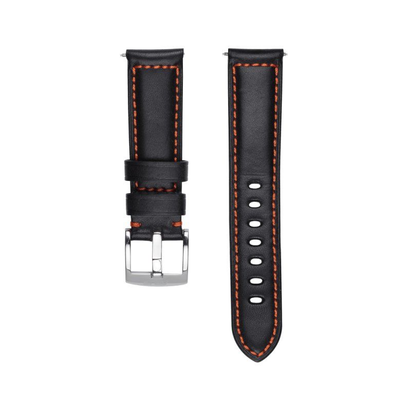 ASUS VivoWatch Strap (HC-S01) Collier Noir, Orange Cuir