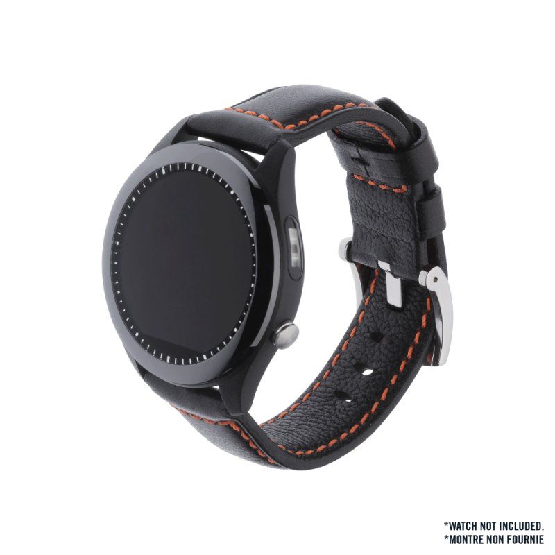 ASUS VivoWatch Strap (HC-S01) Collier Noir, Orange Cuir