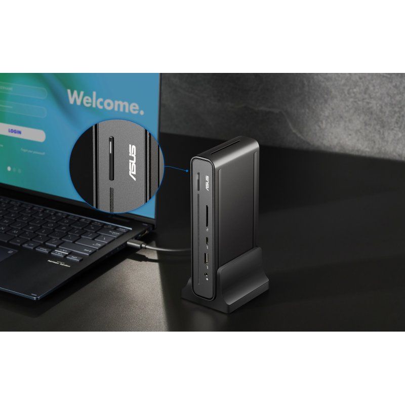 ASUS Triple Display USB-C Dock DC300 Station d'accueil USB 3.2 Gen 2 (3.1 Gen 2) Type-C Noir