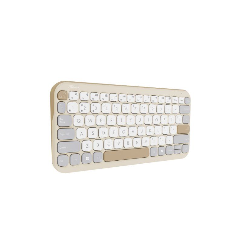 ASUS Marshmallow KW100 keyboard Home Bluetooth Beige