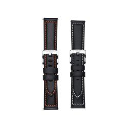 ASUS VivoWatch Strap (HC-S02) Collier Noir, Blanc Cuir