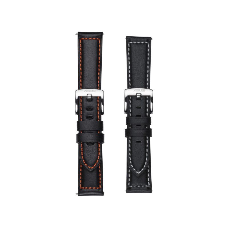 ASUS VivoWatch Strap (HC-S02) Black, White Leather