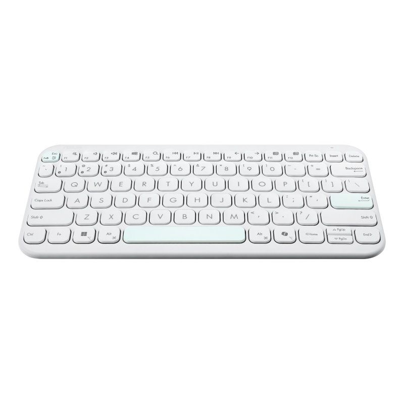 ASUS Marshmallow Keyboard KW100 clavier Maison Bluetooth Blanc