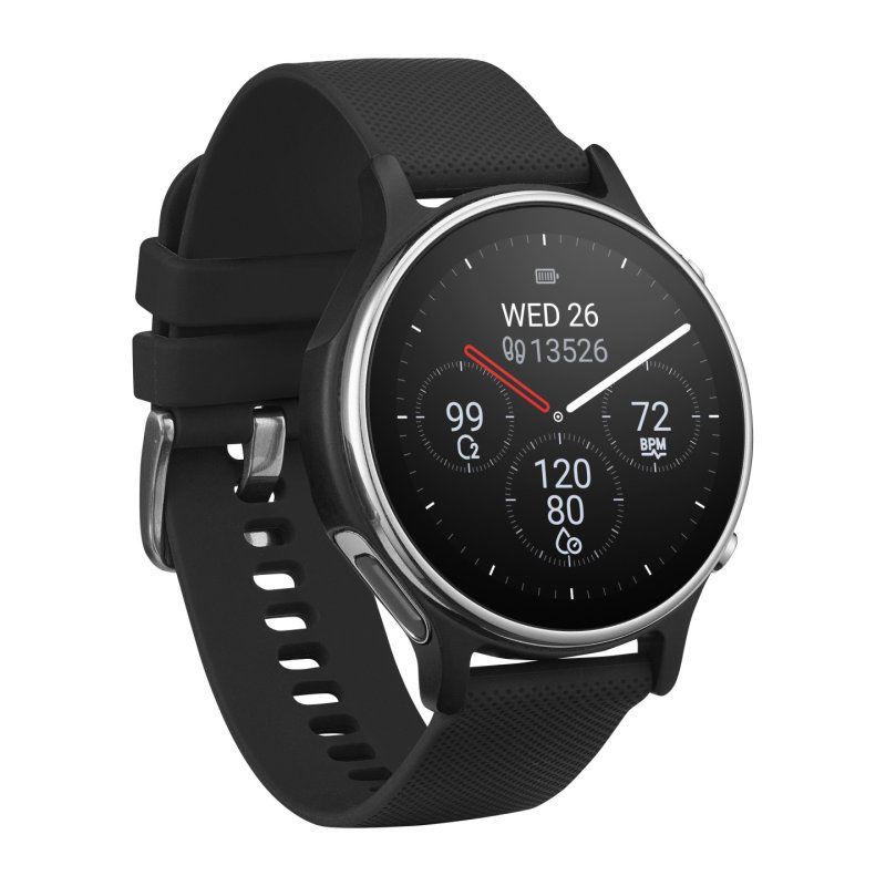 ASUS VivoWatch 6 (HC-D06) 3.53 cm (1.39") AMOLED Digital 454 x 454 pixels Touchscreen Black GPS (satellite)