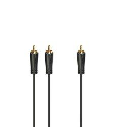 Hama 00205097 audio cable 5 m RCA 2 x RCA Black