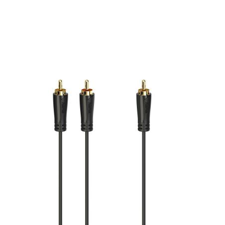 Hama 00205097 câble audio 5 m RCA 2 x RCA Noir