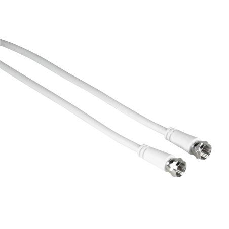 Hama 00205039 coaxial cable 5 m F White