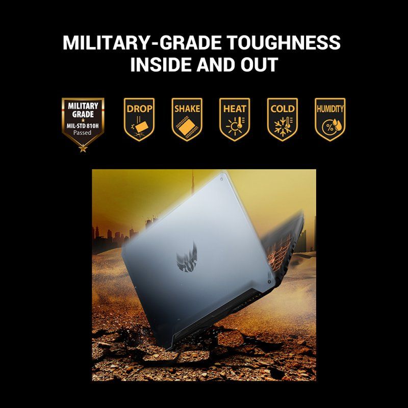 ASUS TUF Gaming F15 FX506LH-HN082W Intel Core™ i5 i5-10300H Ordinateur portable 39,6 cm (15.6") Full HD 8 Go