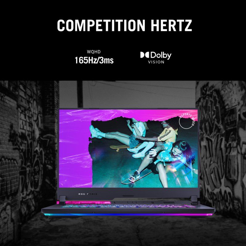 ASUS ROG Strix G15 G513RM-HQ071W AMD Ryzen™ 7 6800H Ordinateur portable 39,6 cm (15.6") Wide Quad HD 16 Go DDR5-SDRAM