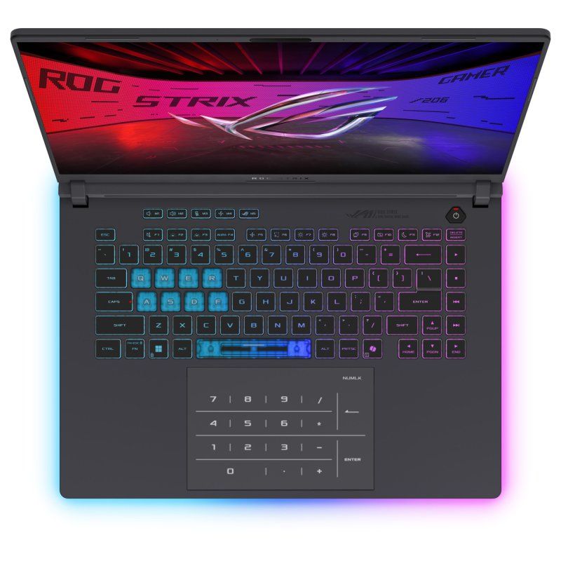 ASUS ROG Strix G16 G615LM-S5062W Intel Core Ultra 9 275HX Ordinateur portable 40,6 cm (16") WQXGA 32 Go DDR5-SDRAM 1 To