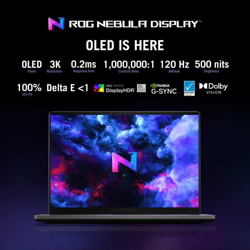 ASUS ROG Zephyrus G14 GA403UI-QS060W AMD Ryzen™ 9 8945HS Ordinateur portable 35,6 cm (14") WQXGA 32 Go LPDDR5x-SDRAM