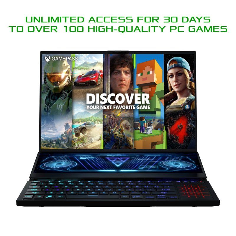 ASUS ROG Zephyrus Duo 16 GX650RW-LS044W AMD Ryzen™ 7 6800H Ordinateur portable 40,6 cm (16") WUXGA 16 Go DDR5-SDRAM 2