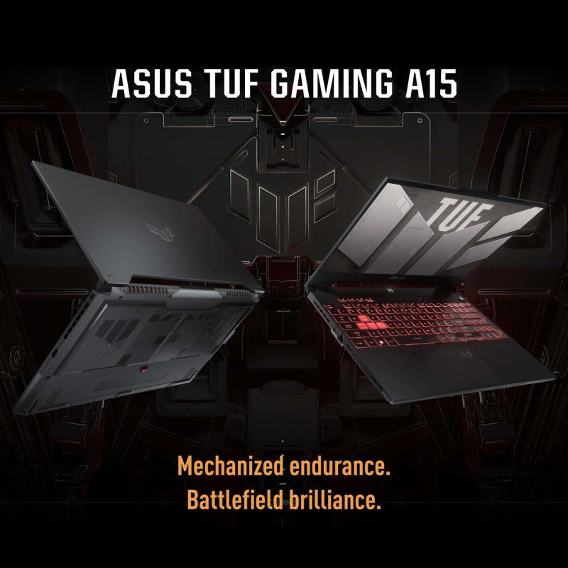 ASUS TUF Gaming A15 FA507RE-HN006W AMD Ryzen™ 7 6800H Ordinateur portable 39,6 cm (15.6") Full HD 16 Go DDR5-SDRAM