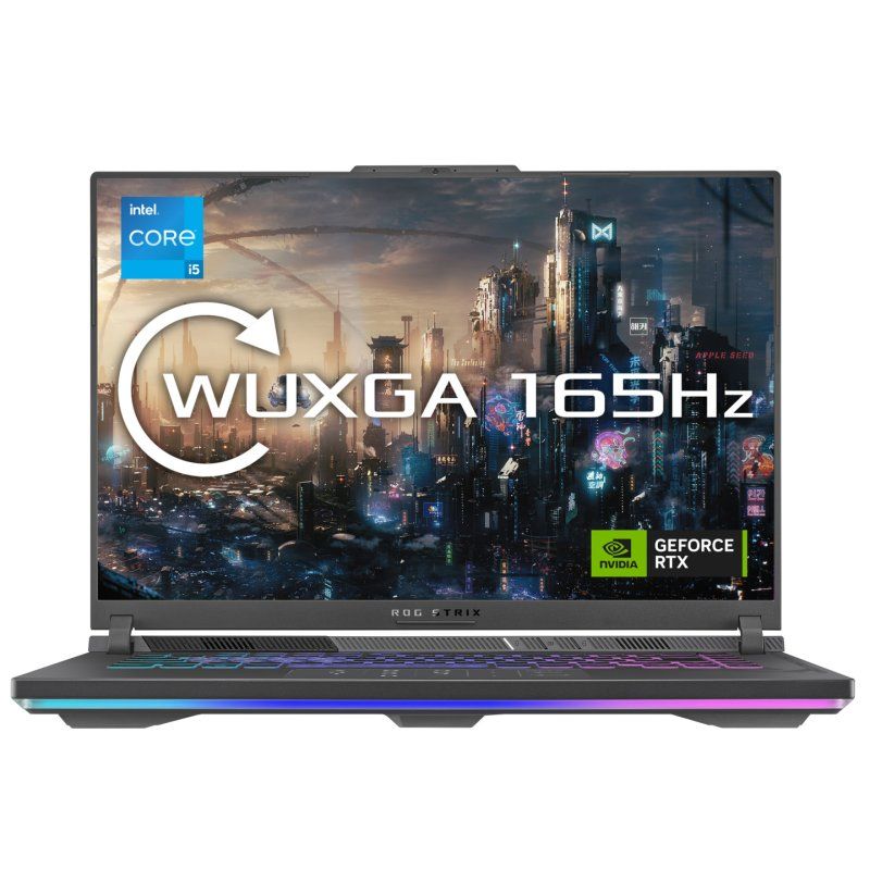 ASUS ROG Strix G16 G614JU-N3147W Intel Core™ i5 i5-13450HX Laptop 40.6 cm (16") WUXGA 16 GB DDR5-SDRAM 512 GB SSD