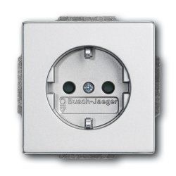 Busch-Jaeger 2011-0-3798 socket-outlet CEE 7/3 Silver