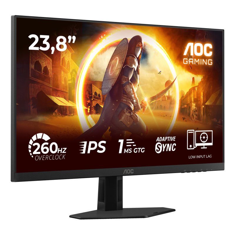 AOC G4 24G4ZRE écran plat de PC 60,5 cm (23.8") 1920 x 1080 pixels Full HD LED Noir, Rouge