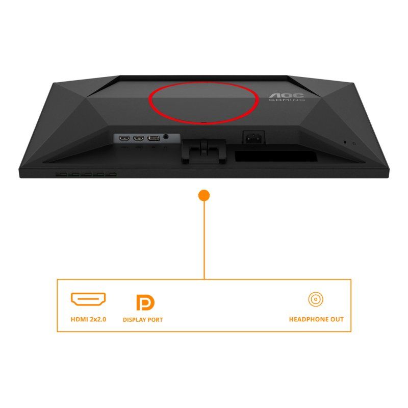 AOC G4 24G4ZRE écran plat de PC 60,5 cm (23.8") 1920 x 1080 pixels Full HD LED Noir, Rouge