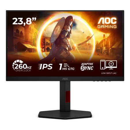 AOC G4 24G4ZR écran plat de PC 60,5 cm (23.8") 1920 x 1080 pixels Full HD LED Noir, Rouge