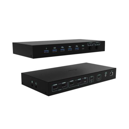 I-TEC USB-C KVM DOCKING STATION FOR 3 HOSTS DUAL DISPLAY POWER D