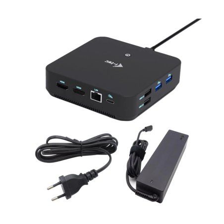 I-TEC USB-C 1XDP 2X HDMI DOCK PD 100W I-TEC CHARGER 100W