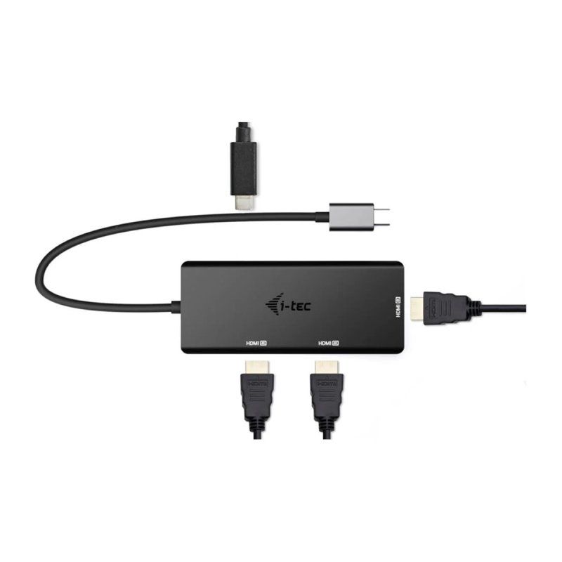 I-TEC USB-C 3X 4K HDMI ADAPTER VIDEO ADAPTER PD 100W