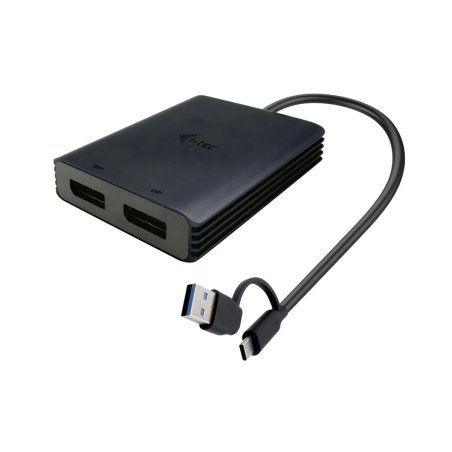 I-TEC USB-A/C 2X DP ADAPTER DUAL 4K DP VIDEO ADAPTER