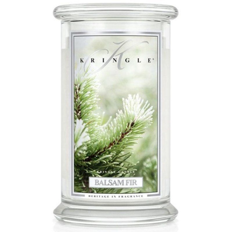 Kringle Candle Balsam Fir Scented Jar Candle Large 2-Wick Candle