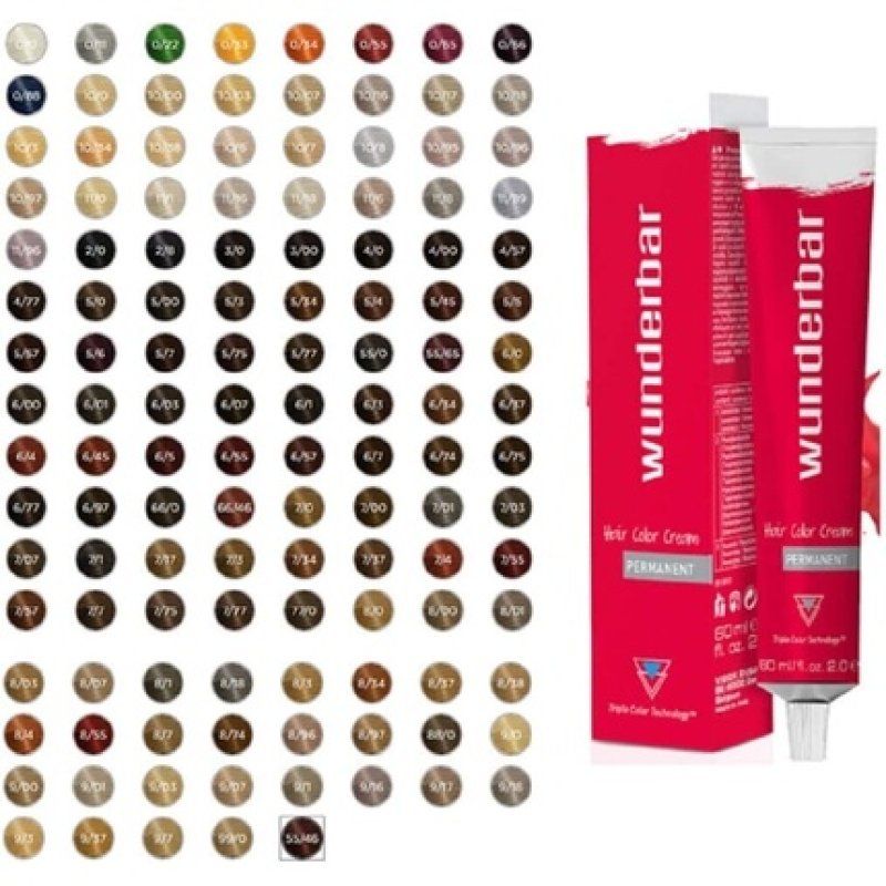 Wunderbar Cream Hair Color Tubes 60ml