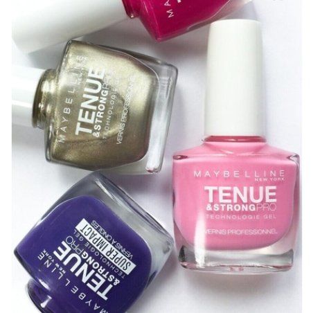 Maybelline Gel Shine Nail Polish Tenue & Strong Pro
