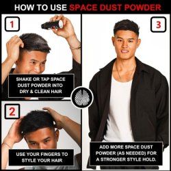 Hair Styling Texturizing Powder Strong Hold Natural Matte Finish