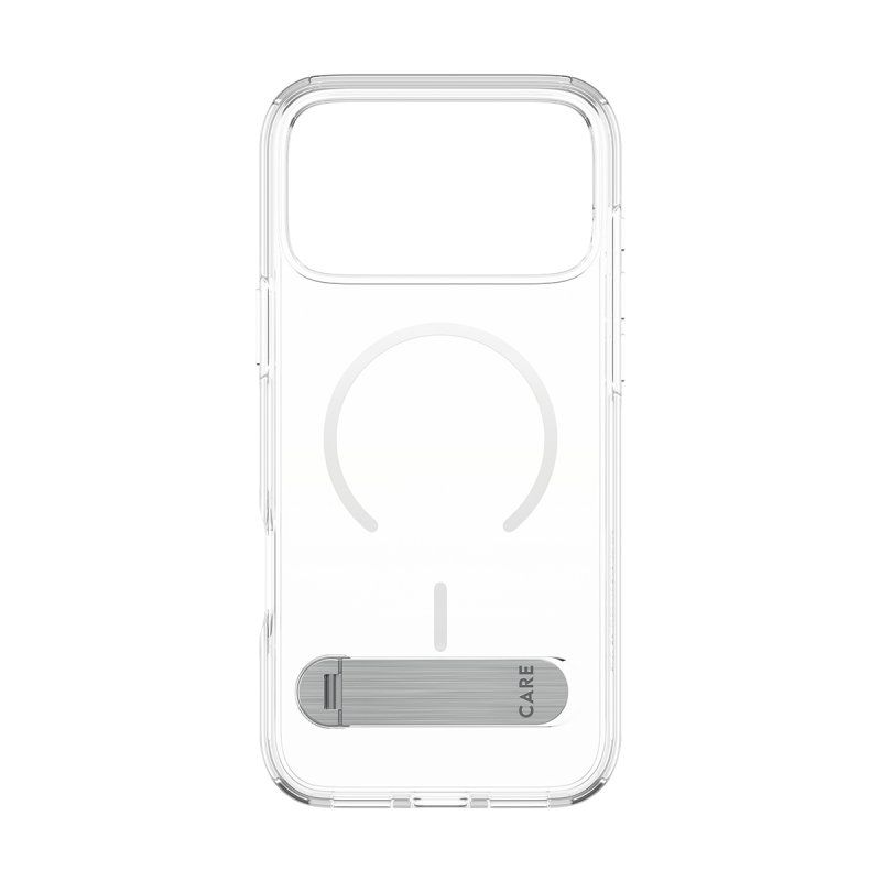 PanzerGlass CARE™ by Case Transparent w. Kickstand & MagSafe iPhone 17 Pro Max coque de protection pour téléphones