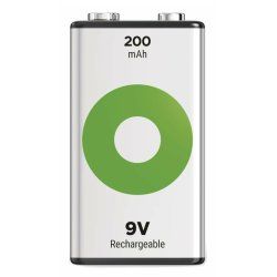 GP - ReCyko Rechargeable 9V-battery, 200 mAh (1-pack)