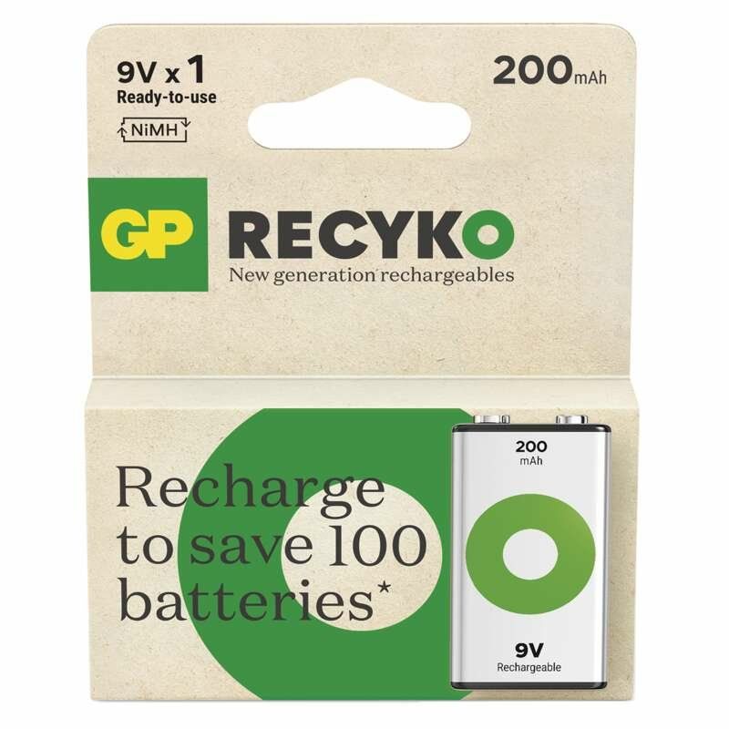 GP Batteries Recyko B2552 batterie rechargeable Hybrides nickel-métal (NiMH) 200 mAh 8,4 V