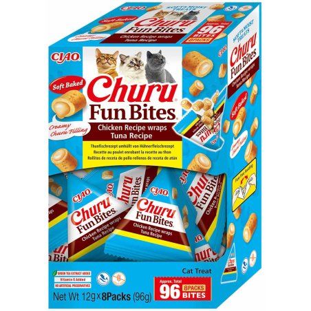 Churu - Fun Bites - Tuna - 8 pcs - 14 grams per tube