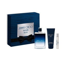 Jimmy Choo Man Blue Eau De Toilette 100ml With Shower Gel 100ml And Miniature
