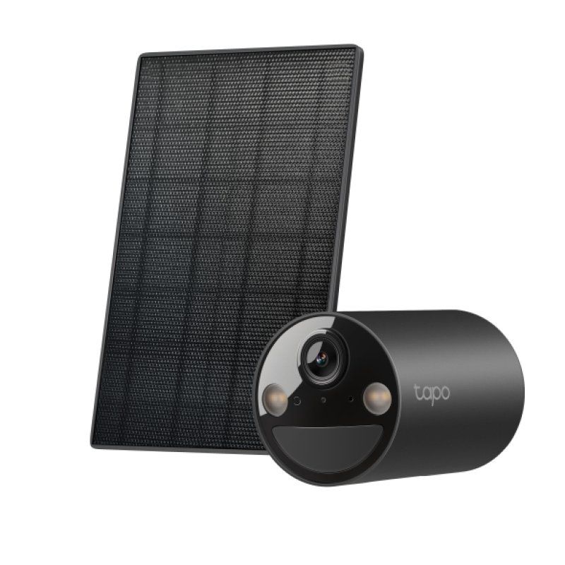 SOLAR SECURITY CAMERA KIT BLACK