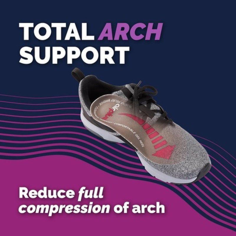 Airplus Plantar Fasciitis Women's Comfort Insoles 34 Length EU