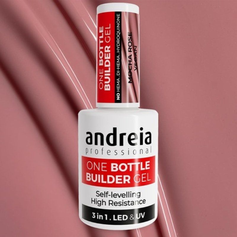 Andreia Professional Gel Builder Construction Triphasic 3 in 1 LED and UV Mocha
