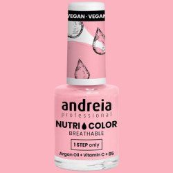 Andreia Professional NutriColor Breathable Nail Polish Vegan and Cruelty-Free DIY Nail Art with Long Lasting Gloss