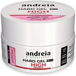 Andreia Professional Hard Nail Gel Biphasic 2 in 1 LED and UV Gel Nail Builder High Viscosity for Strong Nails Tips and
